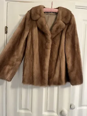 Real Mink Fur Coat • £400