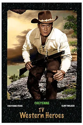 4 X6  MAGNET PRINT -   CHEYENNE  - CLINT WALKER • $5.35