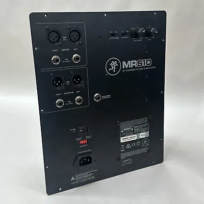 Mackie MRS10 10” 150 Watt Powered Studio Reference Subwoofer OEM Control Panel • $199.95