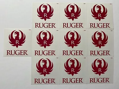 Genuine OEM Ruger Red Phoenix Sticker Logo 4 Inch Factory Decal 10 Pack • $27.50