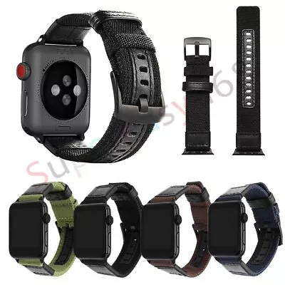 $16.99 • Buy Sports Woven Nylon 40/44mm IWatch Band Strap For Apple Watch 38/42mm Replacement