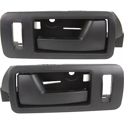 Interior Door Handle For 2005-2014 Ford Mustang Set Of 2 Front Black Plastic • $38.63