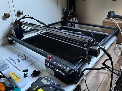 Sculpfun S30 Ultra 22w Laser Cutter And Engraver | Honeycomb And Table • £600