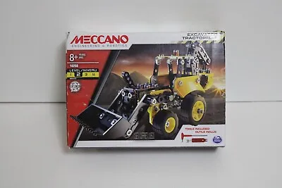 RARE ORIGINAL Meccano Excavator Tractopelle Engineer Robotics Level 2 T8 209 Pc • £25.29