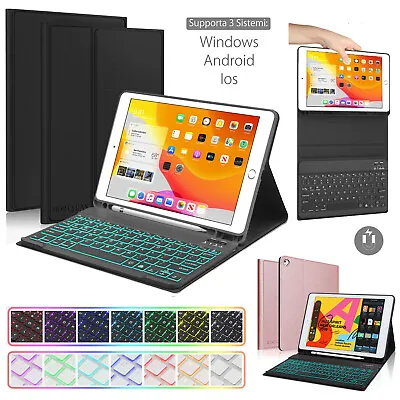 $36.06 • Buy Backlit Keyboard Case For IPad 9th/8th/7th Gen 10.2 /Air 3 2019 With Pen Holder