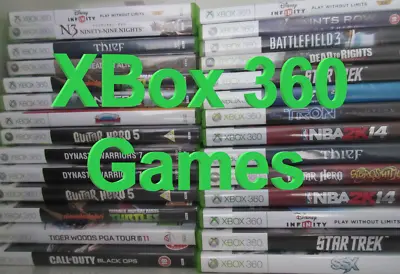 Xbox 360 Games Good Condition Tested Working Multi Listing • £3.15