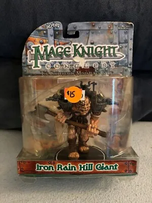 Mage Knight Conquest Figure IRON RAIN HILL GIANT - BNIB - Rare • $20.09