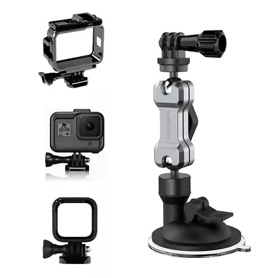 Rotatable Dual Ball Car Suction Cup Bracket+Protective Shell Case +Socket+Screw • $49.99