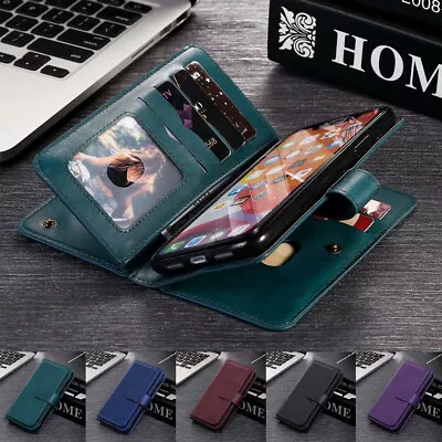For OPPO A9/A5 2020 A52/A72/A92 Realme C11 C3 5 6 Case Leather Wallet Flip Cover • $16.69
