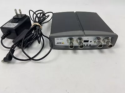 Axis 241Q Video Server 4 Channel CCTV IP Network Encoder With Orig. Power Cord • $24.95