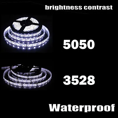 Wholesale LED Strip Lights 3528 5050 5M/10M/15M/20M RGB SMD 12V Roll Waterproof • $18.99