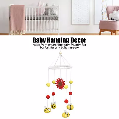 Baby Nursery Mobile Crib Hanging Mobile Decor With Honey Bee Sunflower New • $11.92