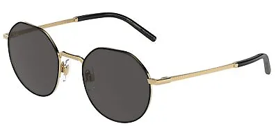$316.80 • Buy Dolce & Gabbana DG 2286 Gold/Grey 52/21/145 Men Sunglasses