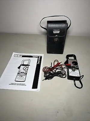 UEI MCP4 10-Range Analog Clamp-on Meter 300A 750VAC 1000 Ohms Leads/Case Tested! • $55