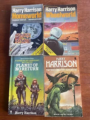 Harry Harrison Collection Of Four Assorted Science Fiction Books • $35