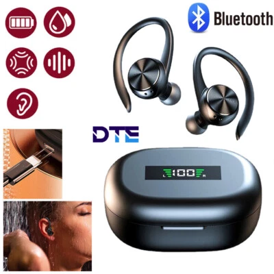 $23.90 • Buy Sweatproof Wireless Bluetooth Earphones Headphones Sport Gym Earbuds With Mic