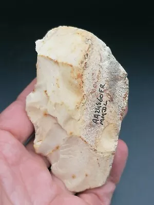 Middle Paleolithic Neanderthal France Mousterian Backed Scraper Knife In Flint • $40