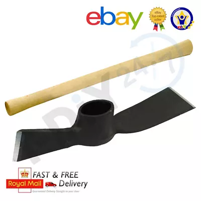 7lb Pick Head OR 5lb Mattock Wood Or Fibre Handle For Garden Trench Land Digging • £19.99