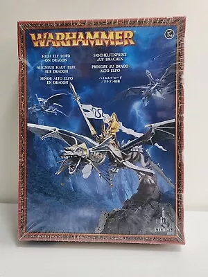 Warhammer Fantasy High Elves -  High Elf Lord On Dragon - Rare Sealed Old World • $218.57