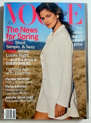 Vtg Vogue Magazine February 1994 Cindy Crawford • $35