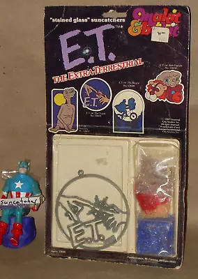 E.T. Extra-Terrestrial Makit & Bakit Stained Glass Suncatcher 1982 Fundimensions • $19.99