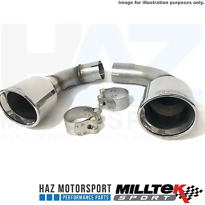 Milltek Exhaust VW Golf Mk4 R32 V6 Cat Back Polished Jet100 Tail Pipe Tips Only • $186.67