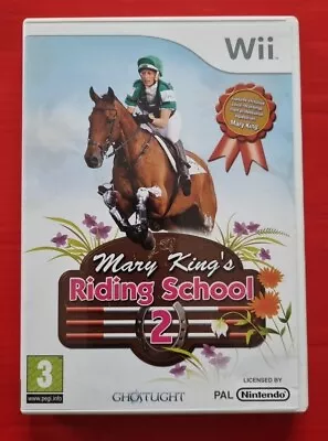 Mary King's Riding School 2 Nintendo Wii Horses Stables Show Jumping! Complete  • £6.50