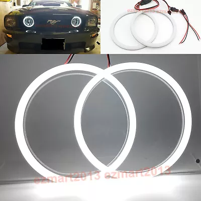 Cotton LED Halo Rings For Ford Mustang GT 05-12 Car Fog Light Angel Eye Lamp DRL • $26.59