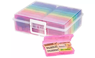 4  X 6  Photo Storage Craft Keeper 2 Pack Main Container With 16 Organization • $14.99