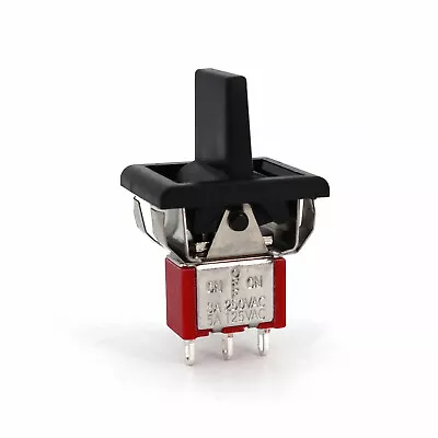 $2.15 • Buy SH R8016 ON-OFF-ON Latching 3 Pins 3Position Snap-in Mini Paddle Toggle Switch