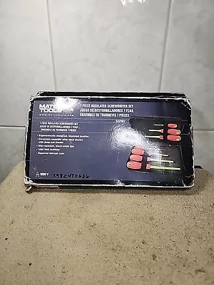 Matco Insulated Screwdriver Set 7 Piece In Case Sspr17 1000V New Old Stock • $99.99