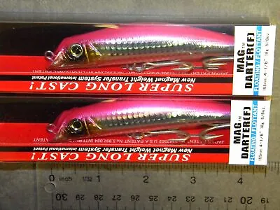 Yo-Zuri Mag Darter 4  Floating Striper Lure 105mm R1143-HPK Pink Silver Lot 2 • $22.99