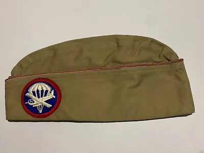 Rare Original Ww2 Us Army Garrison Cap Glider Troops Medical Piping Orig Patch • $174.95