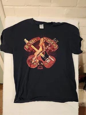 $9.99 • Buy Randy Rogers Band L T Shirt Graphic Black Unisex