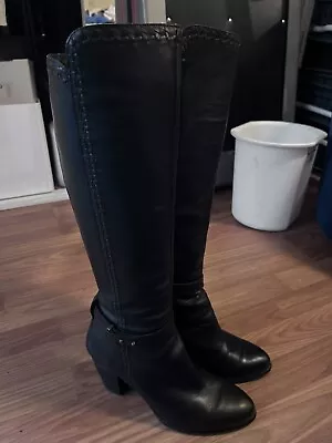 Authentic Ugg Tall Leather Boots W/Heel • $49.99