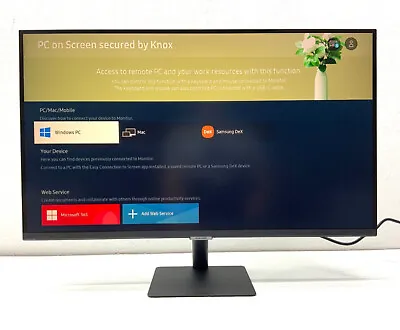 🍀 NEW DEMO! Samsung 32  M7 Smart Monitor 4K UHD Gaming Streaming TV Alexa Black • $269.99