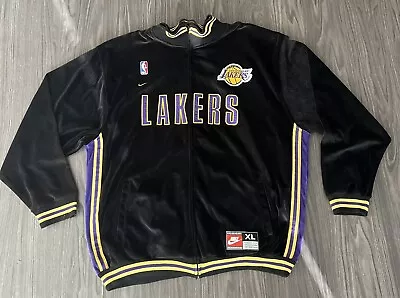 Vintage Nike Velour Kobe Bryant / Los Angeles Lakers Warm Up Suit🔥 Full Set! • $280