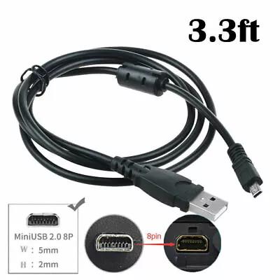 Fite ON USB Battery Charger Data SYNC Cable Cord For Nikon Coolpix P500 Camera • $7.29