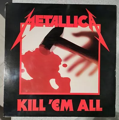 Vintage - Metallica  Kill 'Em All  / Original 1983 1st Press Vinyl / Free Ship! • $309.99