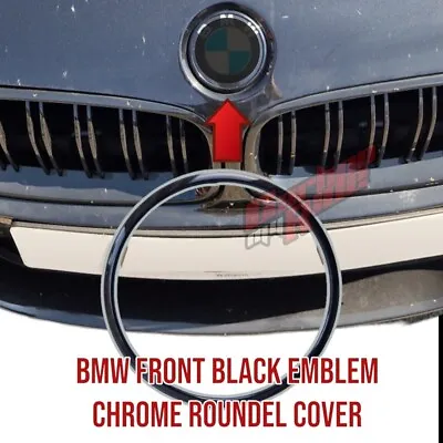 BMW Gloss Black Badge Ring Cover Roundel F20 F30 F31 F87 F34 E87 F15 F85 M140 M3 • $27.66