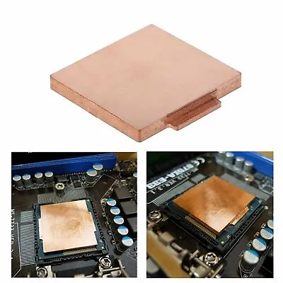 CPU Copper Cover (PC) For LGA 115X I5 I7 3770K 4790K 6700K 7700K 8700K 9900K SUK • £11.75