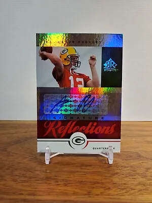 2005 Upper Deck Reflections Signature Aaron Rodgers Auto Red RC SR-AR • $654.95