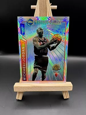 Michael Jordan 1996-97 Topps Finest Mystery Refractor Super Team Champion  • $350