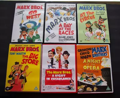 Marx Brothers Collection: A Night At The Opera / A Day At The Rac... - 6 Dvd Uk • £14.99