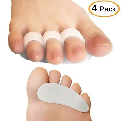 Chiroplax Hammer Toe Cushion Pad Separator Corrector Straightener Splint(4 Pack) • $10.99