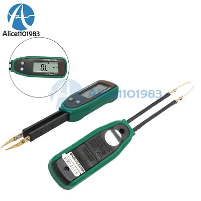 MS8910 Multimeter SMD Tweezers R/C/Diode / Continuity Smart SMD Tester Auto-Scan • $27.17