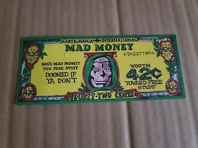 MARVELMANIA International MAD MONEY 1969 Dr. Doom Promotional $0.42 Marvel Mania • $34.99
