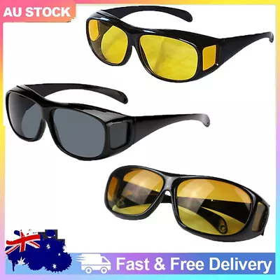 $14.99 • Buy Polarised Fit Over Sunglasses - Wear Over Prescription Eye Glasses - Polarized