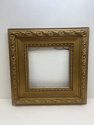 Antique Picture Frame Gold Wood Vintage Ornate Gesso FITS 14 X 14 LARGE Layered • $99.99