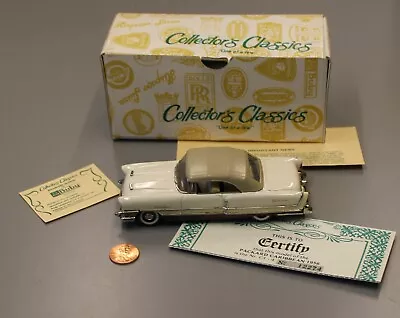 04/17. Buby Collectors Classics 1956 Packard Caribbean C1-4UY White/Yellow MIB • $29.95